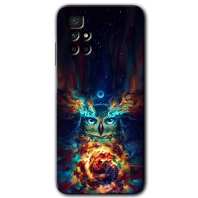 Xiaomi Redmi 10 Ballı Baykuş Baskılı Uyumlu Silikon Kılıf