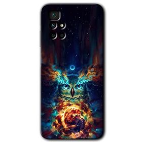 Xiaomi Redmi 10 Ballı Baykuş Baskılı Uyumlu Silikon Kılıf