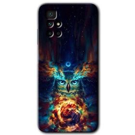 Xiaomi Redmi 10 Ballı Baykuş Baskılı Uyumlu Silikon Kılıf