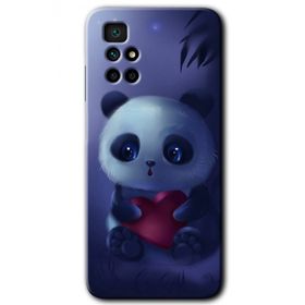 Xiaomi Redmi 10 Bebek Panda Baskılı Uyumlu Silikon Kılıf