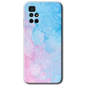 Xiaomi Redmi 10 Blue Art Baskılı Uyumlu Silikon Kılıf