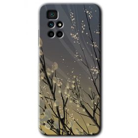 Xiaomi Redmi 10 Branches Flowers Baskılı Uyumlu Silikon Kılıf
