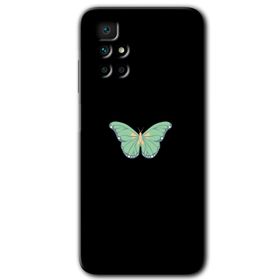 Xiaomi Redmi 10 Butterfly Tree Baskılı Uyumlu Silikon Kılıf