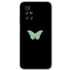 Xiaomi Redmi 10 Butterfly Tree Baskılı Uyumlu Silikon Kılıf