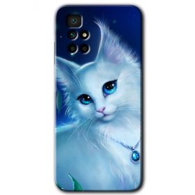 Xiaomi Redmi 10 Cat Glance Baskılı Uyumlu Silikon Kılıf