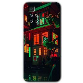 Xiaomi Redmi 10 China Street Baskılı Uyumlu Silikon Kılıf