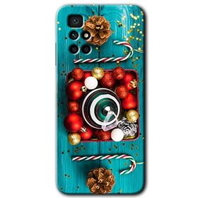 Xiaomi Redmi 10 Christmas Baskılı Uyumlu Silikon Kılıf