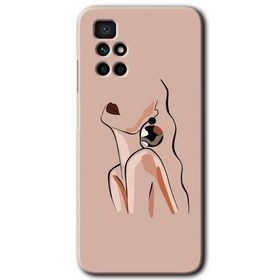 Xiaomi Redmi 10 Çizim Silüet Baskılı Uyumlu Silikon Kılıf