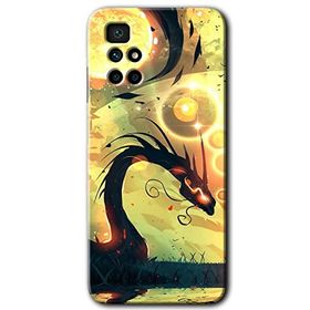 Xiaomi Redmi 10 Digital Dragon Baskılı Uyumlu Silikon Kılıf
