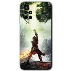Xiaomi Redmi 10 Dragon Hunter Baskılı Uyumlu Silikon Kılıf