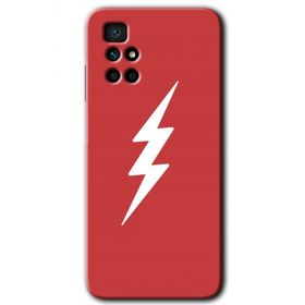 Xiaomi Redmi 10 Flash Logo Baskılı Uyumlu Silikon Kılıf
