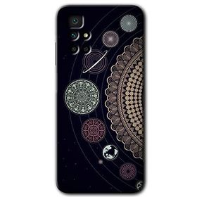 Xiaomi Redmi 10 Gezegen Döngüsü Baskılı Uyumlu Silikon Kılıf