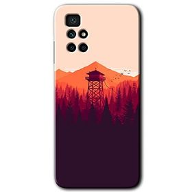 Xiaomi Redmi 10 Gözlem Kulesi Baskılı Uyumlu Silikon Kılıf