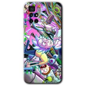 Xiaomi Redmi 10 Graffiti Çizgi Film Baskılı Uyumlu Silikon Kılıf