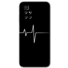 Xiaomi Redmi 10 Heart Rytm Baskılı Uyumlu Silikon Kılıf