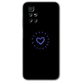 Xiaomi Redmi 10 Heart Strokes Baskılı Uyumlu Silikon Kılıf