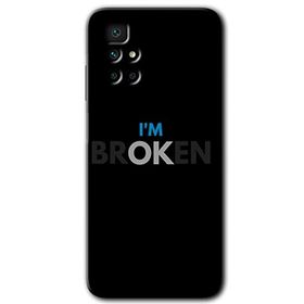 Xiaomi Redmi 10 Im Broken Baskılı Uyumlu Silikon Kılıf