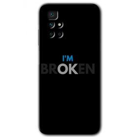 Xiaomi Redmi 10 Im Broken Baskılı Uyumlu Silikon Kılıf