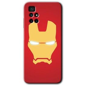 Xiaomi Redmi 10 İronMan Baskılı Uyumlu Silikon Kılıf