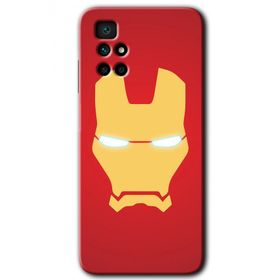 Xiaomi Redmi 10 İronMan Baskılı Uyumlu Silikon Kılıf