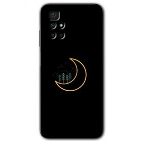 Xiaomi Redmi 10 İyi Geceler Baskılı Uyumlu Silikon Kılıf