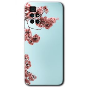 Xiaomi Redmi 10 Japon Çiçeği Baskılı Uyumlu Silikon Kılıf