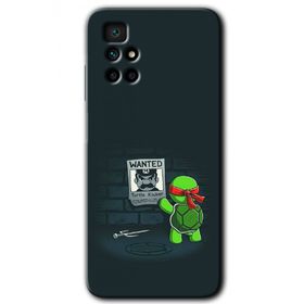 Xiaomi Redmi 10 Kaplumbağa Avcısı Baskılı Uyumlu Silikon Kılıf