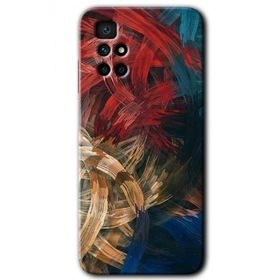 Xiaomi Redmi 10 Karma Boyalar Baskılı Uyumlu Silikon Kılıf