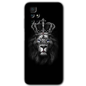 Xiaomi Redmi 10 King Lion Baskılı Uyumlu Silikon Kılıf