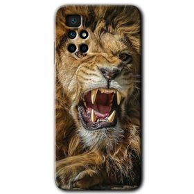 Xiaomi Redmi 10 King Lion Baskılı Uyumlu Silikon Kılıf