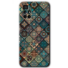Xiaomi Redmi 10 Mandala Desen Baskılı Uyumlu Silikon Kılıf