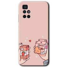 Xiaomi Redmi 10 Meyveli Süt Baskılı Uyumlu Silikon Kılıf
