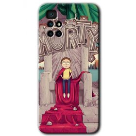 Xiaomi Redmi 10 Morty Baskılı Uyumlu Silikon Kılıf