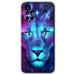 Xiaomi Redmi 10 Neon Lion Baskılı Uyumlu Silikon Kılıf