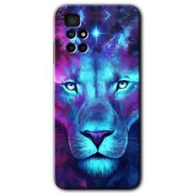 Xiaomi Redmi 10 Neon Lion Baskılı Uyumlu Silikon Kılıf