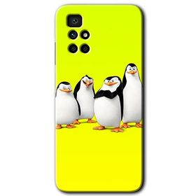 Xiaomi Redmi 10 Penguenler Baskılı Uyumlu Silikon Kılıf