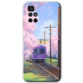 Xiaomi Redmi 10 Rails Paint Baskılı Uyumlu Silikon Kılıf