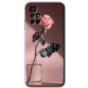 Xiaomi Redmi 10 Retro Gül Baskılı Uyumlu Silikon Kılıf
