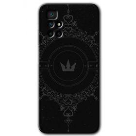 Xiaomi Redmi 10 Siyah Mandala 1 Baskılı Uyumlu Silikon Kılıf