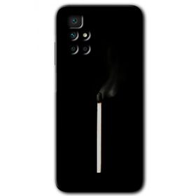 Xiaomi Redmi 10 Sönmüş Kibrit Baskılı Uyumlu Silikon Kılıf