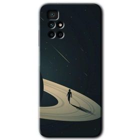 Xiaomi Redmi 10 Space Planet Baskılı Uyumlu Silikon Kılıf