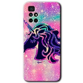 Xiaomi Redmi 10 Unicorn Kristal Baskılı Uyumlu Silikon Kılıf