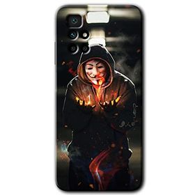 Xiaomi Redmi 10 V for Fire Baskılı Uyumlu Silikon Kılıf