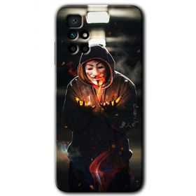 Xiaomi Redmi 10 V for Fire Baskılı Uyumlu Silikon Kılıf