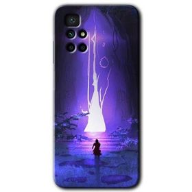 Xiaomi Redmi 10 Wanderer Silhouette Baskılı Uyumlu Silikon Kılıf