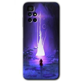 Xiaomi Redmi 10 Wanderer Silhouette Baskılı Uyumlu Silikon Kılıf