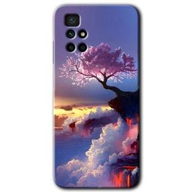 Xiaomi Redmi 10 Wash Red Wall Baskılı Uyumlu Silikon Kılıf