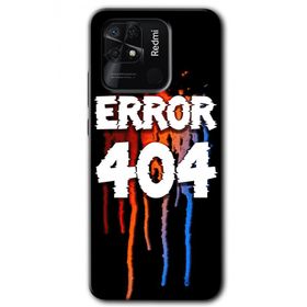 Xiaomi Redmi 10C 404 Error Baskılı Uyumlu Silikon Kılıf