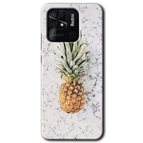 Xiaomi Redmi 10C Ananas Baskılı Uyumlu Silikon Kılıf
