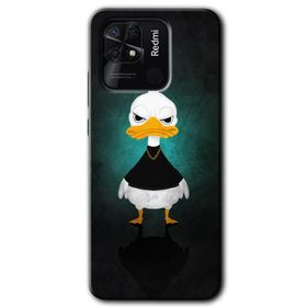 Xiaomi Redmi 10C Angry Duck Baskılı Uyumlu Silikon Kılıf